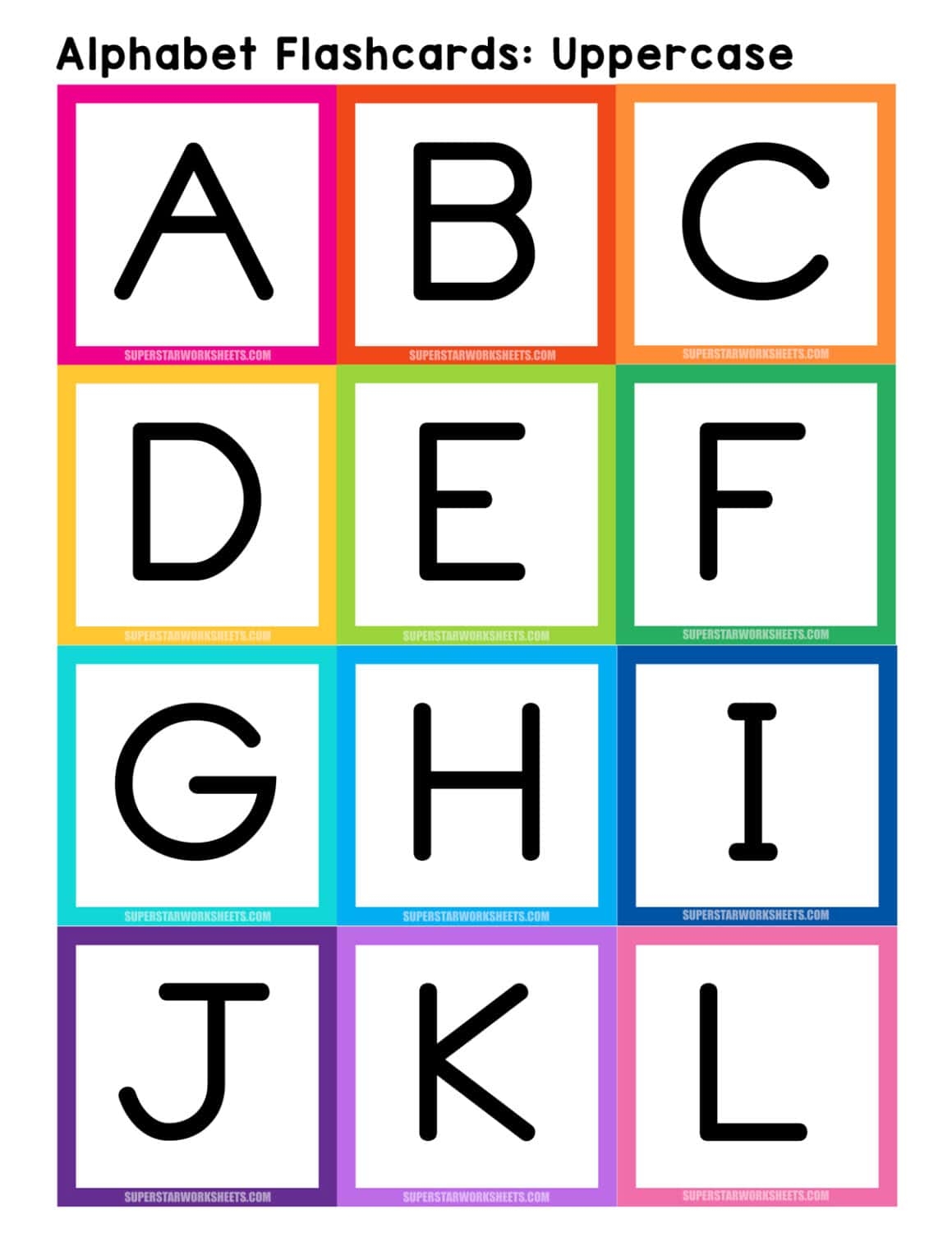 Alphabet Flashcards Superstar Worksheets Alphabet Flashcards Superstar Worksheets