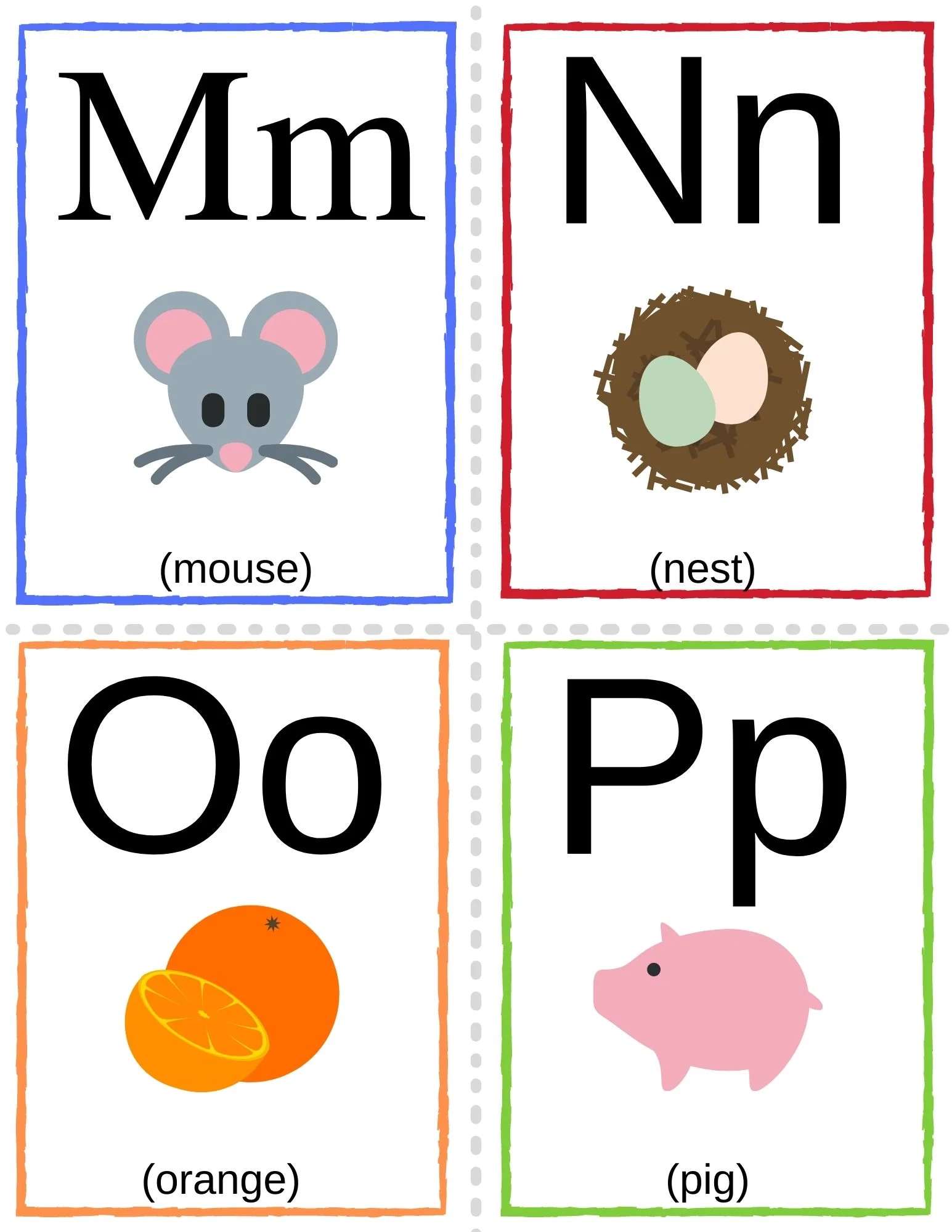 Alphabet Flashcards With Pictures My Three Readers Alphabet Flashcards With Pictures My Three Readers