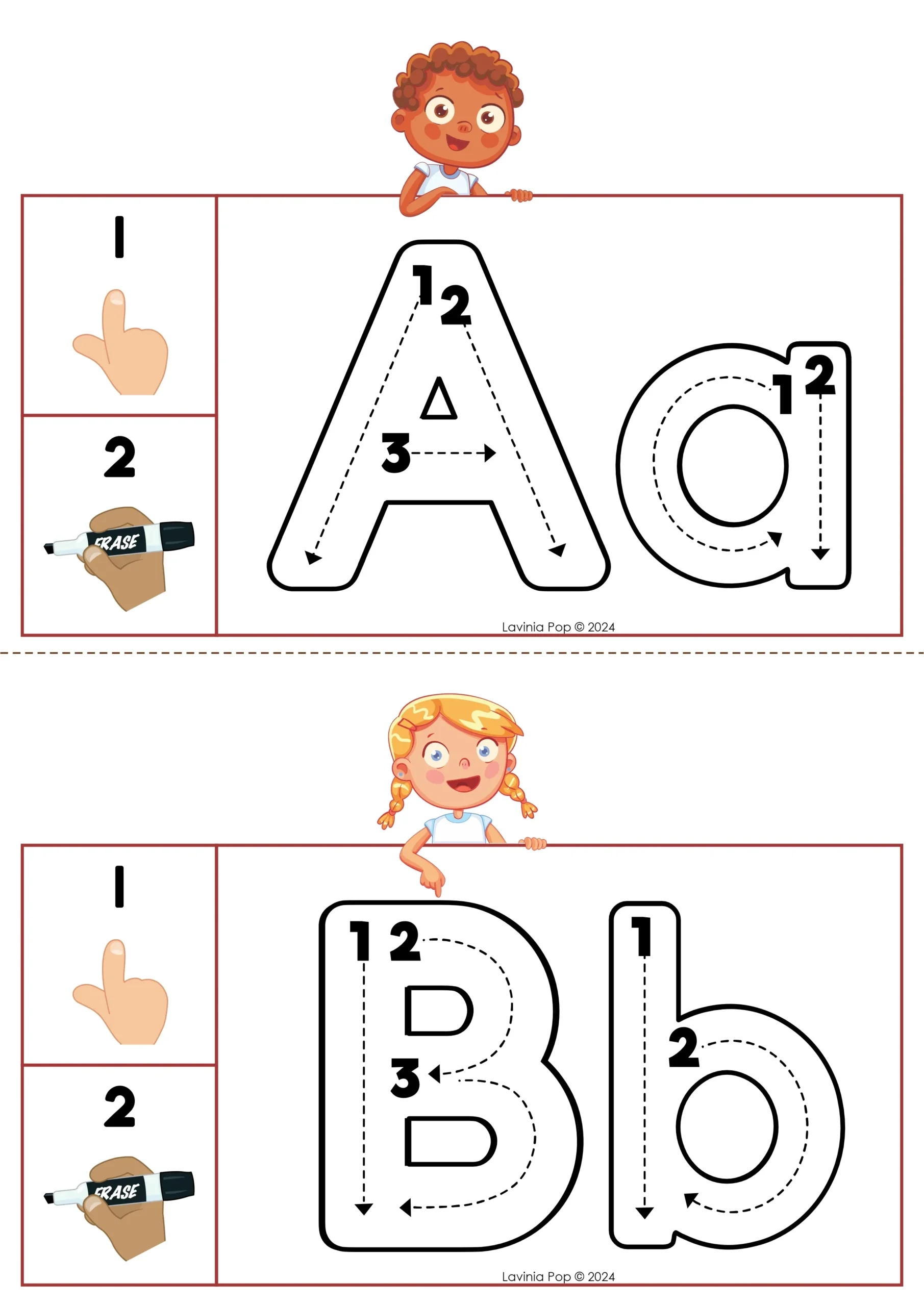 Alphabet Tracing Cards Kids With Upper And Lower Case Letters Alphabet Tracing Cards Kids With Upper And Lower Case Letters