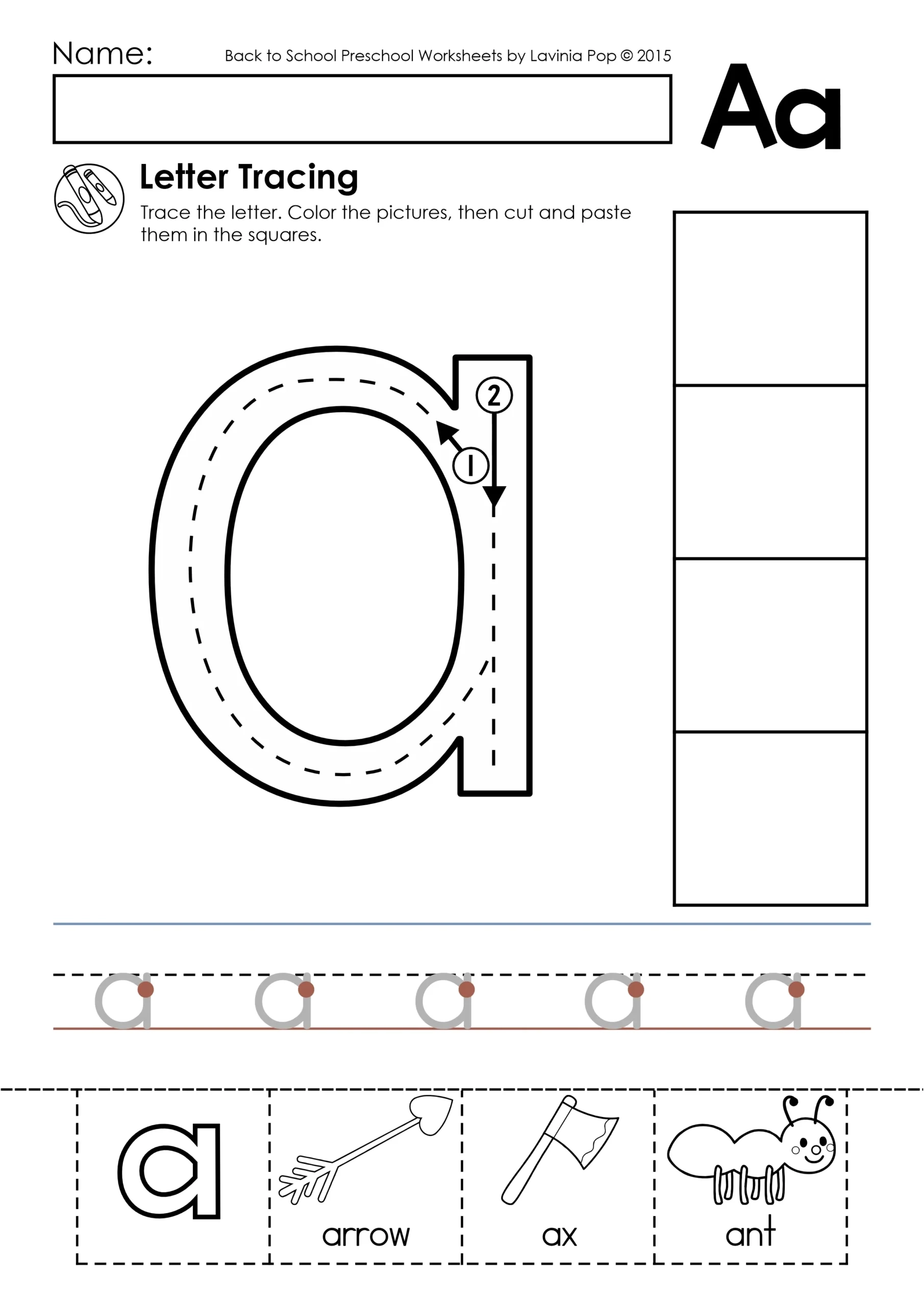 Alphabet Tracing Practice Worksheets
