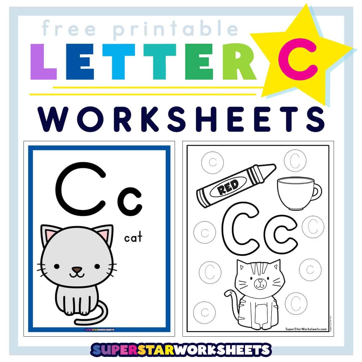 Alphabet Worksheets Superstar Worksheets