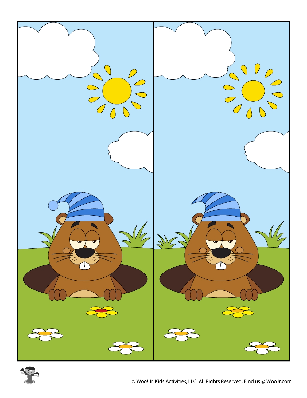 Animal Find The Difference Activities Woo Jr Kids Activities Children s Publishing