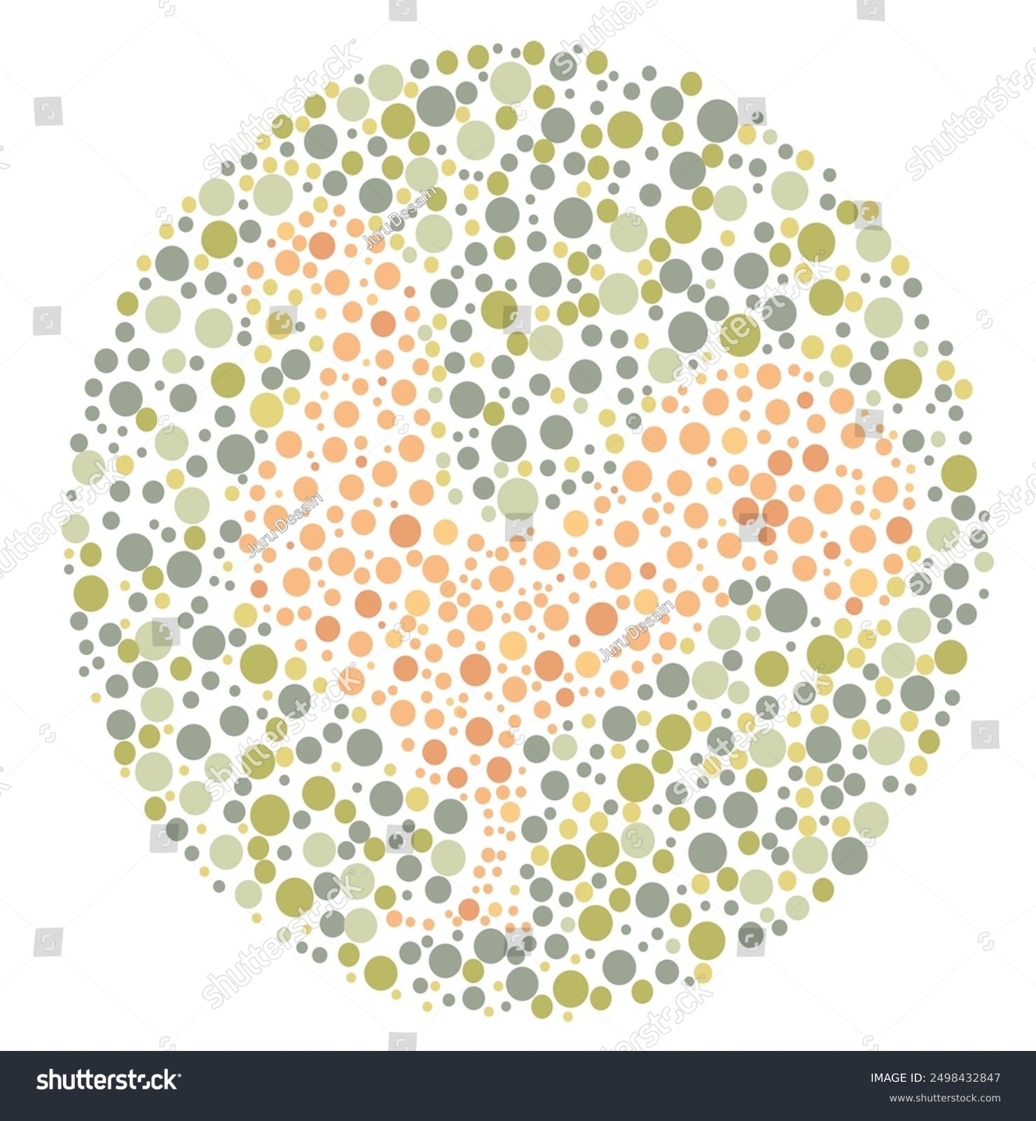 Animal Pictures Color Blindness Test Pictures Stock Illustration 2498432847 Shutterstock