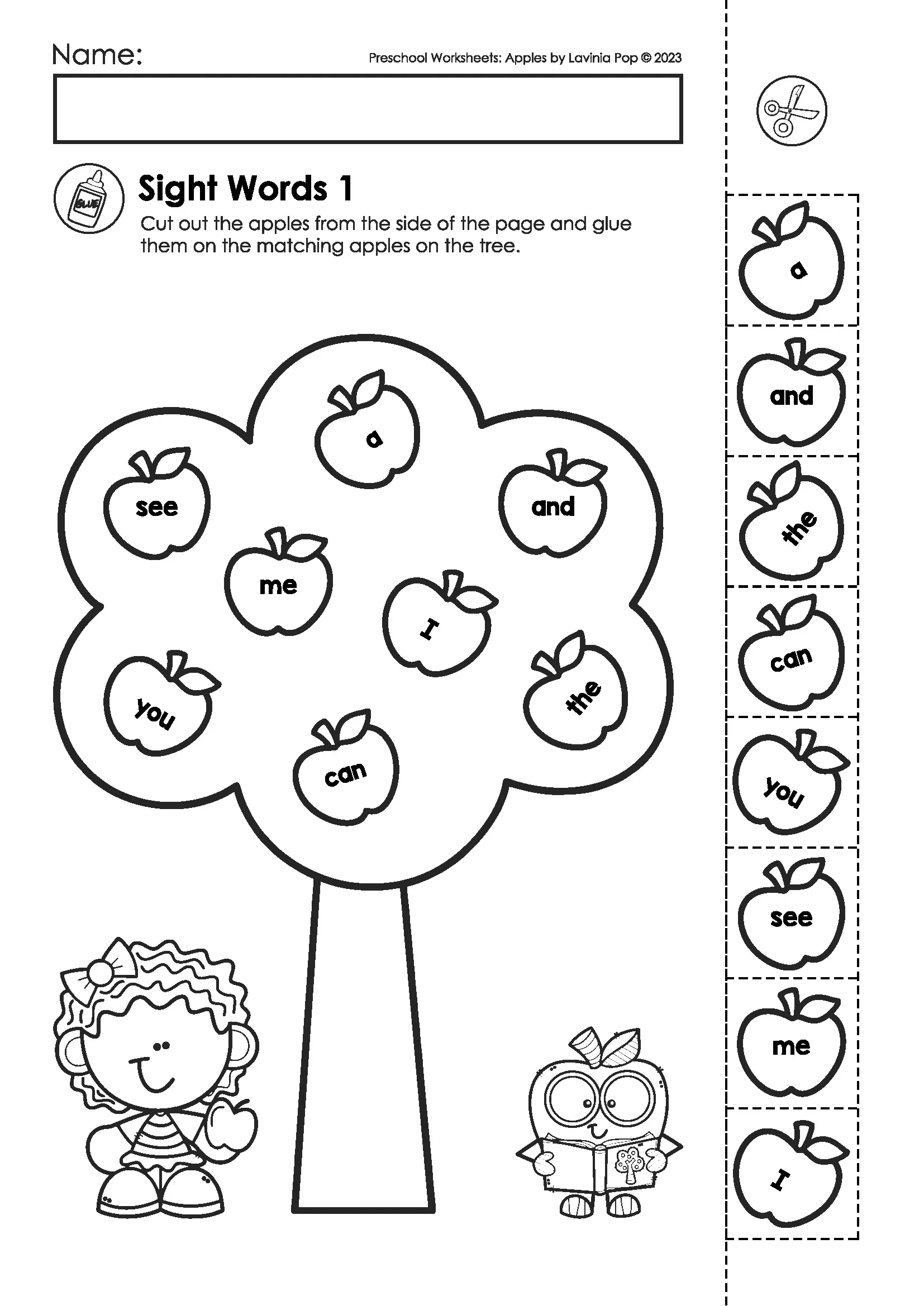 Apples Preschool Worksheets And Activities No Prep