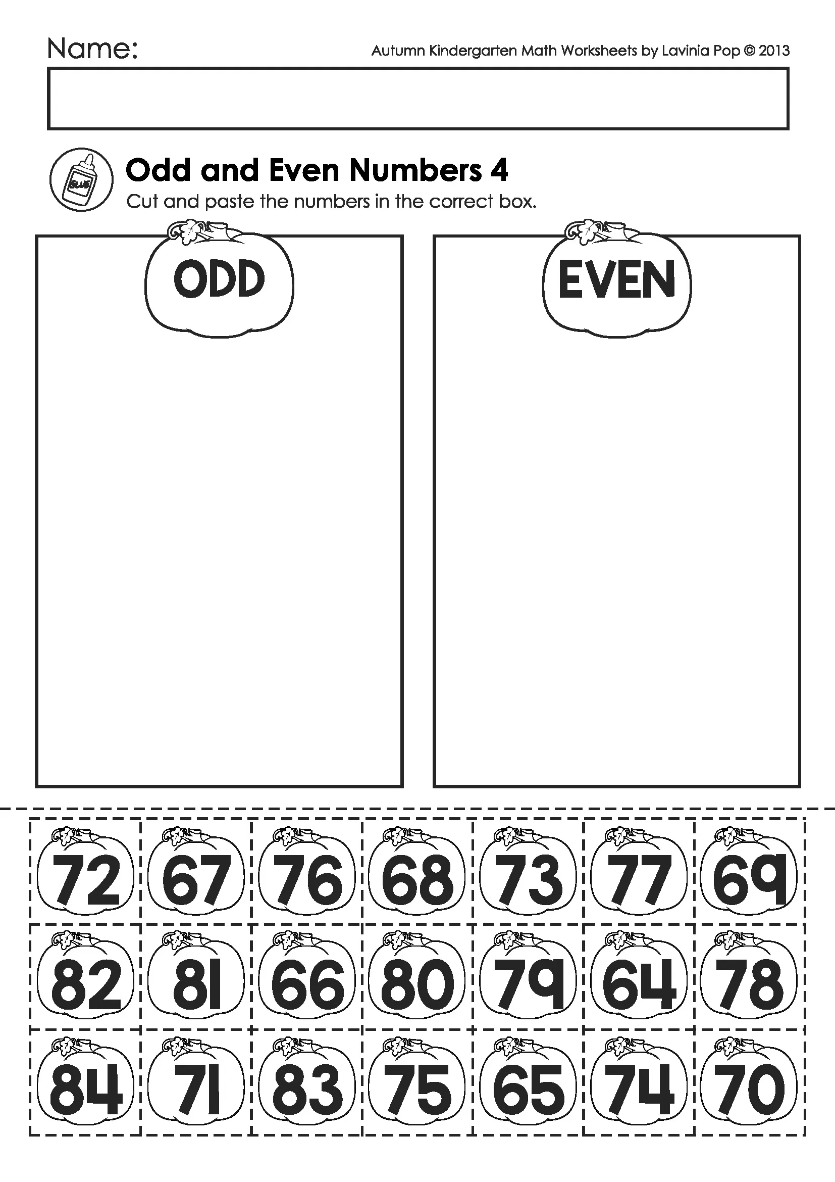 Autumn Fall Kindergarten Math Worksheets And Activities Autumn Fall Kindergarten Math Worksheets And Activities