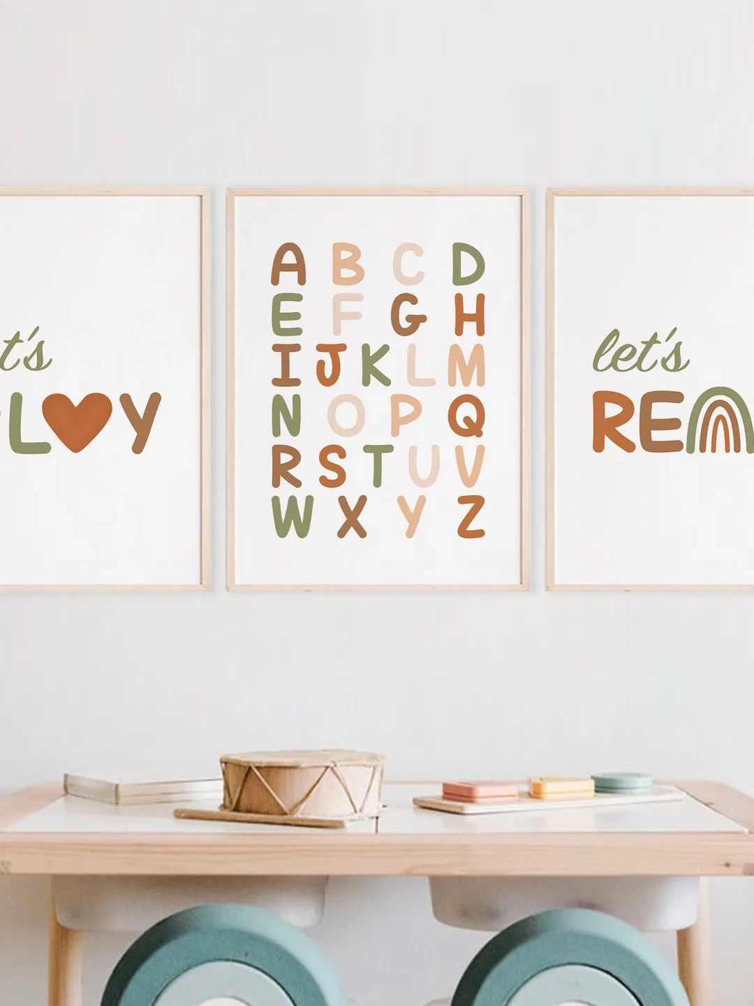 Baby Wall Art Printable Set Of 3 Prints Boho Classroom Decor Alphabet Posters Nursery Decor Preschool Baby Wall Art Printable Set Of 3 Prints Boho Classroom Decor Alphabet Posters Nursery Decor Preschool