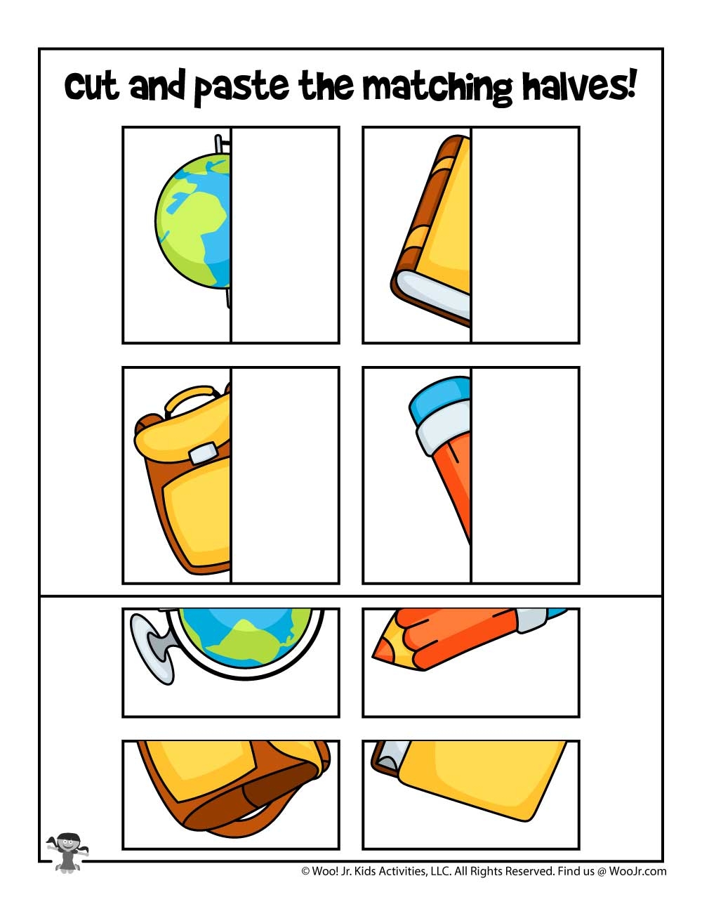 Back To School Cut And Paste Activity Pages Woo Jr Kids Activities Children s Publishing Back To School Cut And Paste Activity Pages Woo Jr Kids Activities Children s Publishing