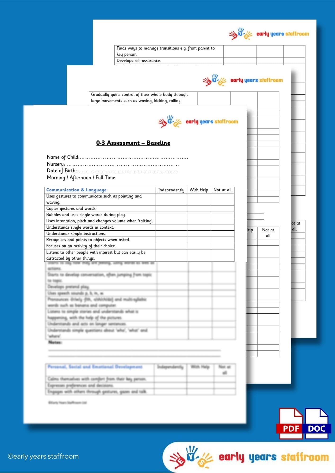 Baseline Documents Early Years Resources Download Baseline Documents Early Years Resources Download