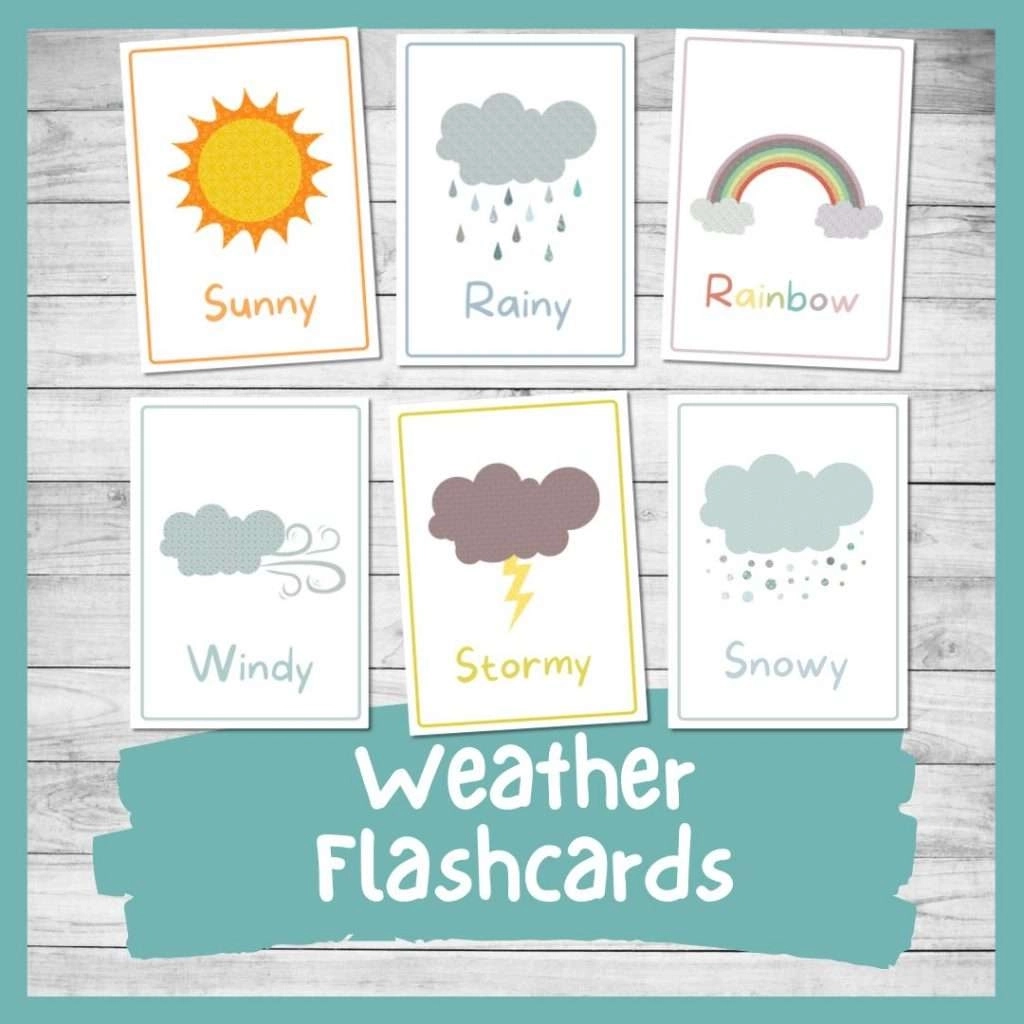 Beautiful Printable Weather Flashcards For Kindergarten And Preschool Nurtured Neurons Beautiful Printable Weather Flashcards For Kindergarten And Preschool Nurtured Neurons