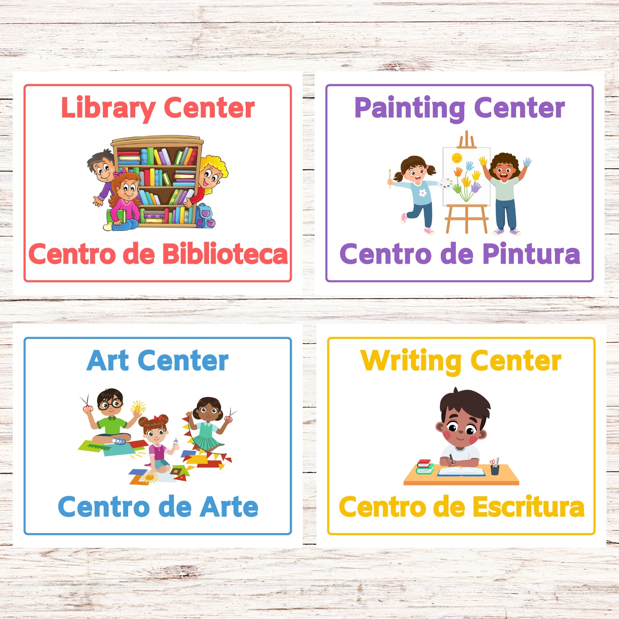 Bilingual Classroom Center Labels Spanish And English PNG PDF Etsy Ireland Bilingual Classroom Center Labels Spanish And English PNG PDF Etsy Ireland