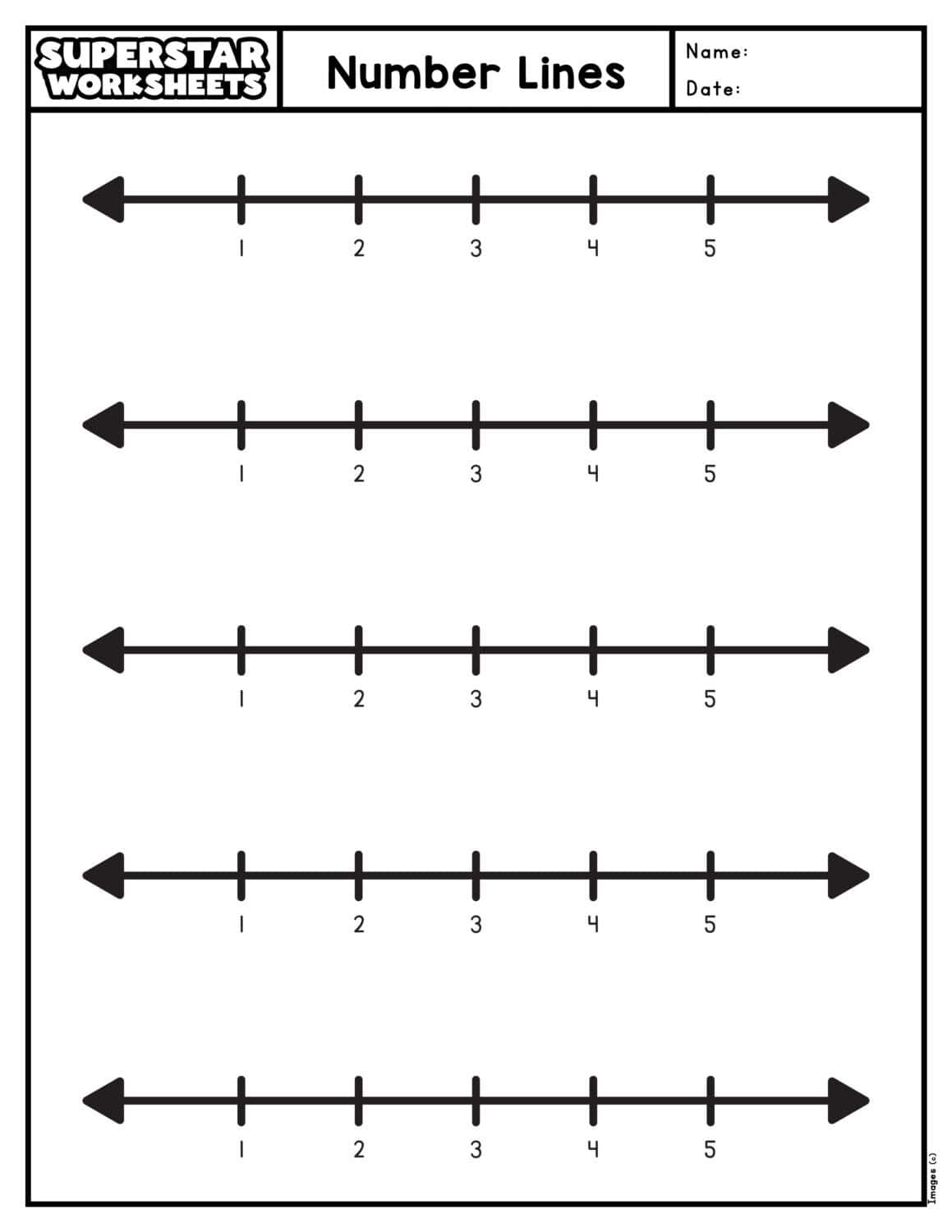 Blank Number Lines Free Printables Superstar Worksheets Blank Number Lines Free Printables Superstar Worksheets