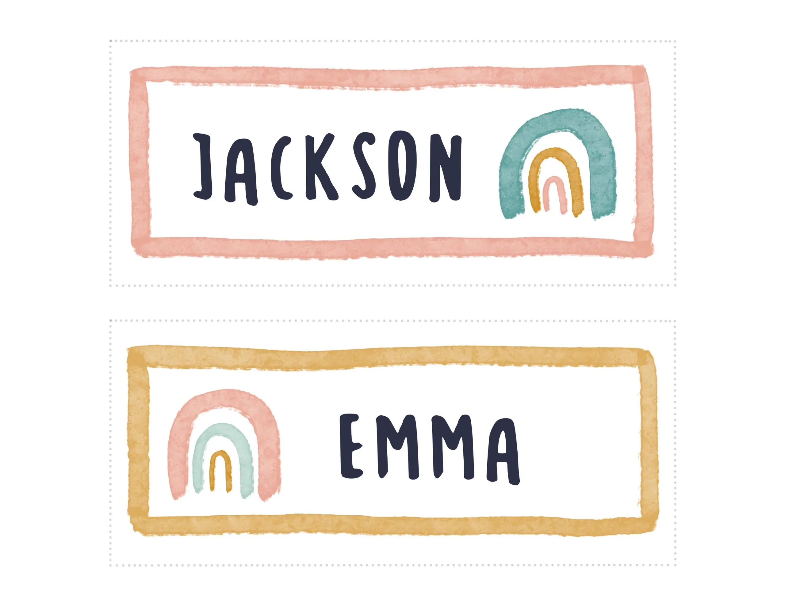 Boho Rainbow Classroom Cubby Name Tags Label Editable Themed Classroom Printable Nametags For Cubbies Elementary Kindergarten Preschool Etsy