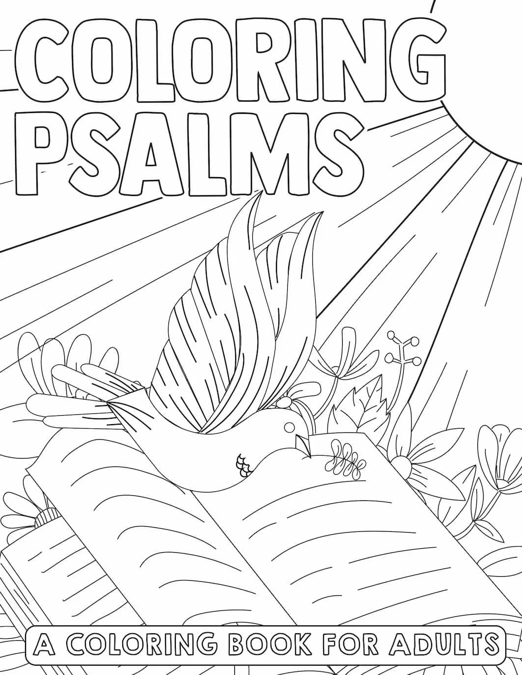 Book Of Psalms 37 Page Bible Coloring Book download Only Sunday School Store Book Of Psalms 37 Page Bible Coloring Book download Only Sunday School Store