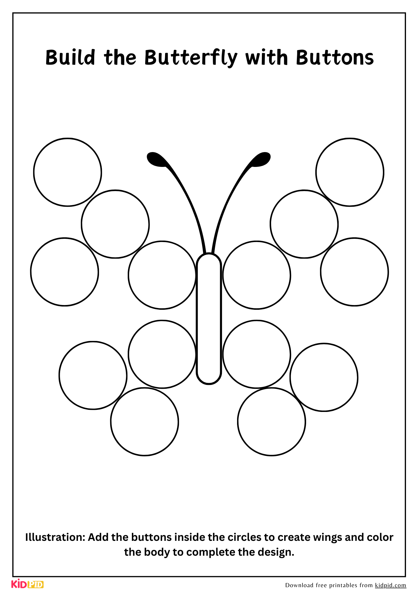 Button Placing Fine Motor Skills Activities Kidpid
