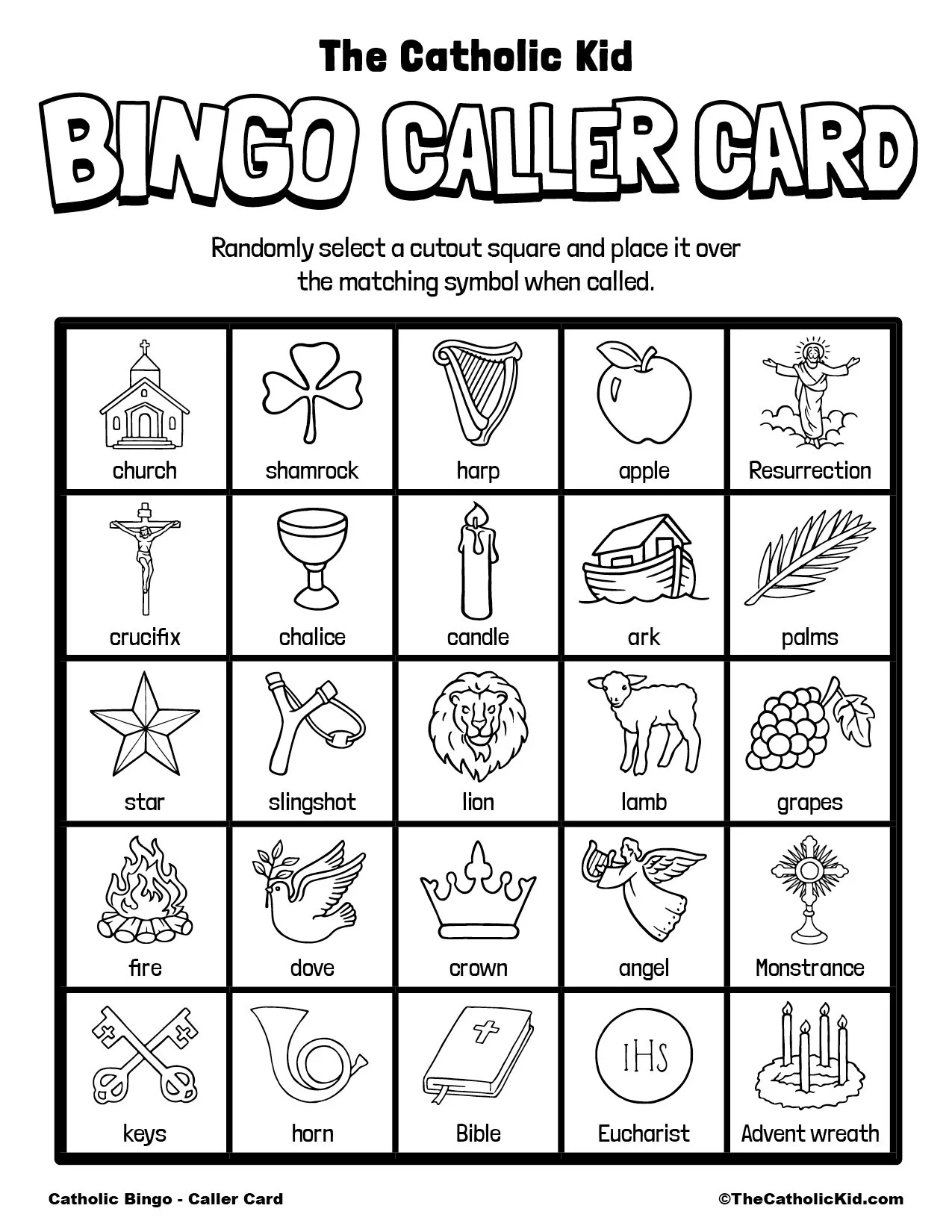 Catholic Bingo Cards Download Pack TheCathcolicKid Catholic Bingo Cards Download Pack TheCathcolicKid