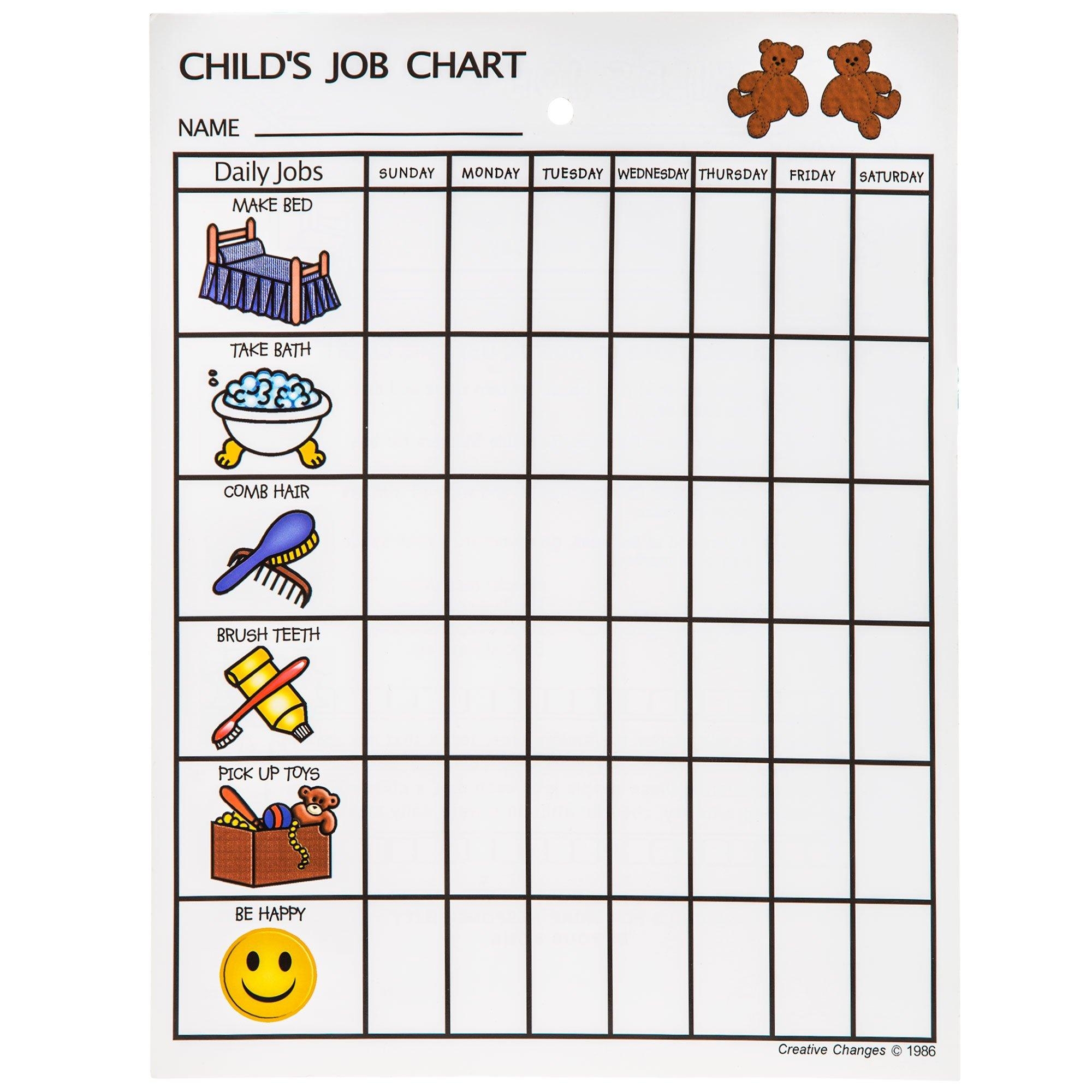 Child s Job Chart Hobby Lobby 520056