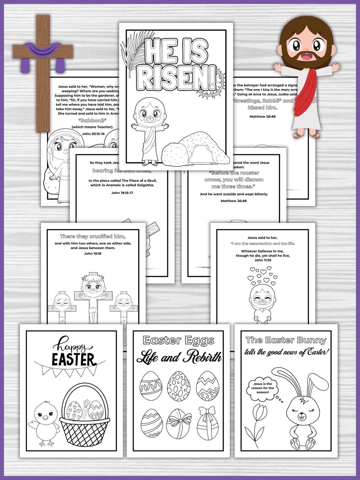 Christian Easter Coloring Pages For Kids Healing Home Christian Easter Coloring Pages For Kids Healing Home