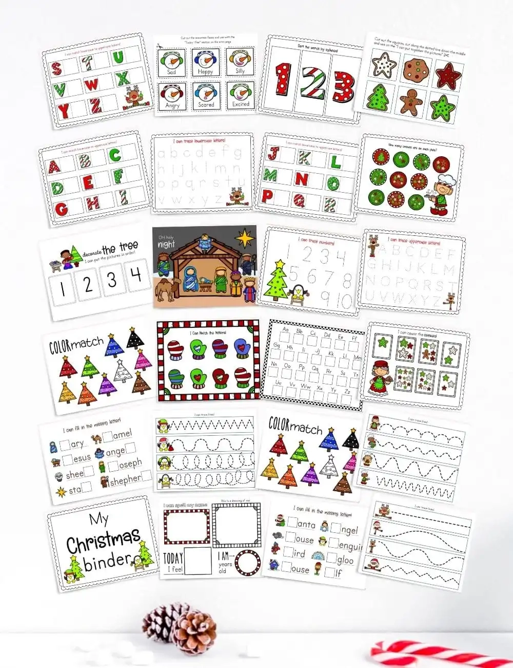 Christmas Busy Binder Printables For Kids Beyond The Playroom
