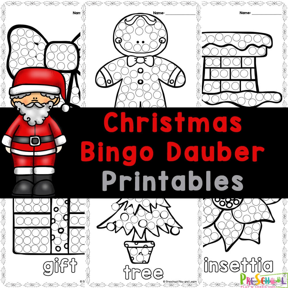 Christmas Do A Dot Printables