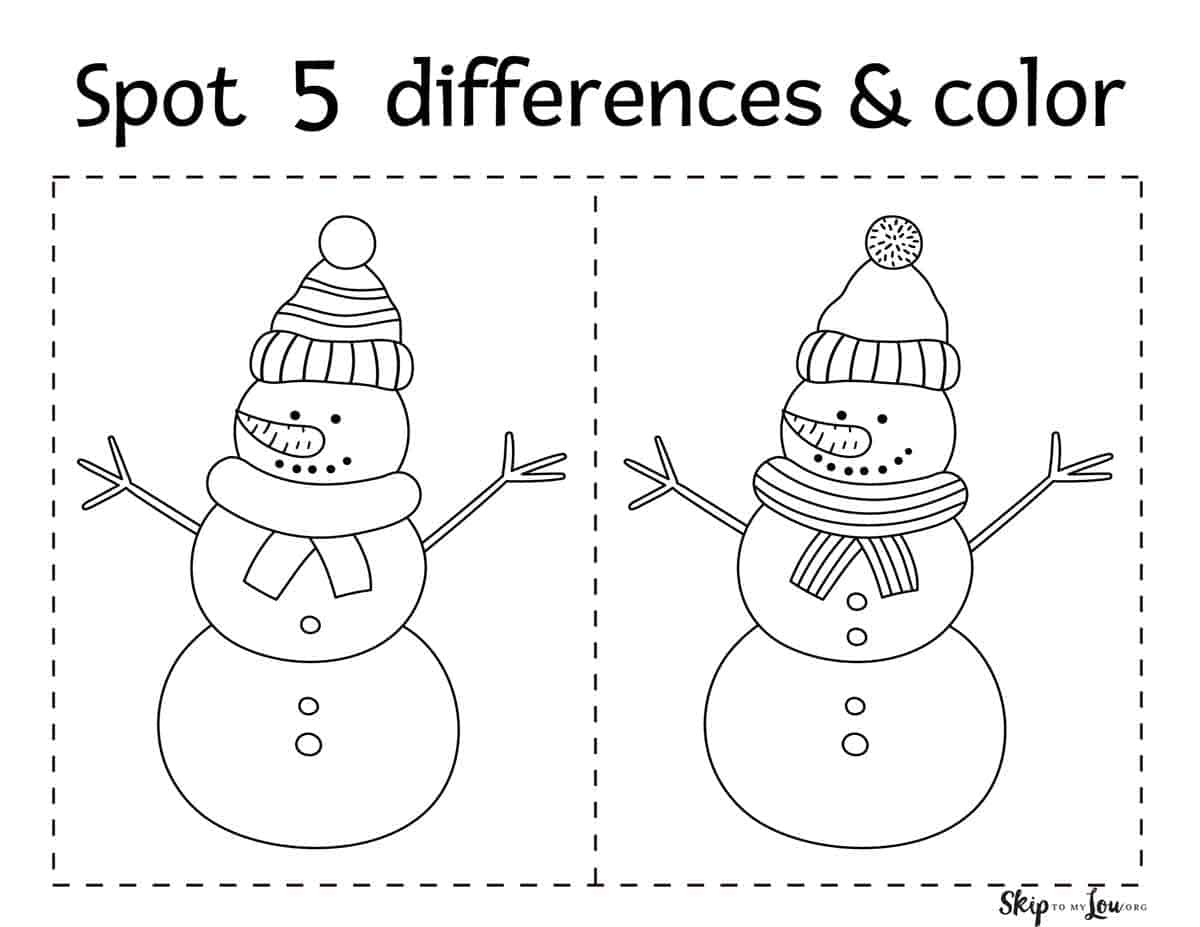 Christmas Worksheets Skip To My Lou
