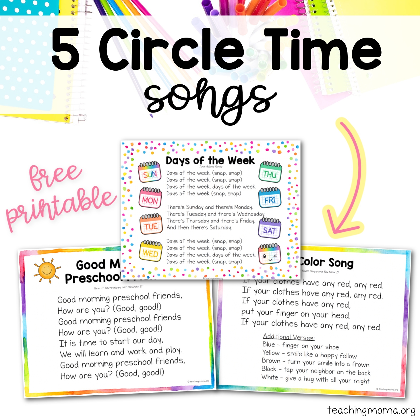 Circle Time Songs Teaching Mama Circle Time Songs Teaching Mama