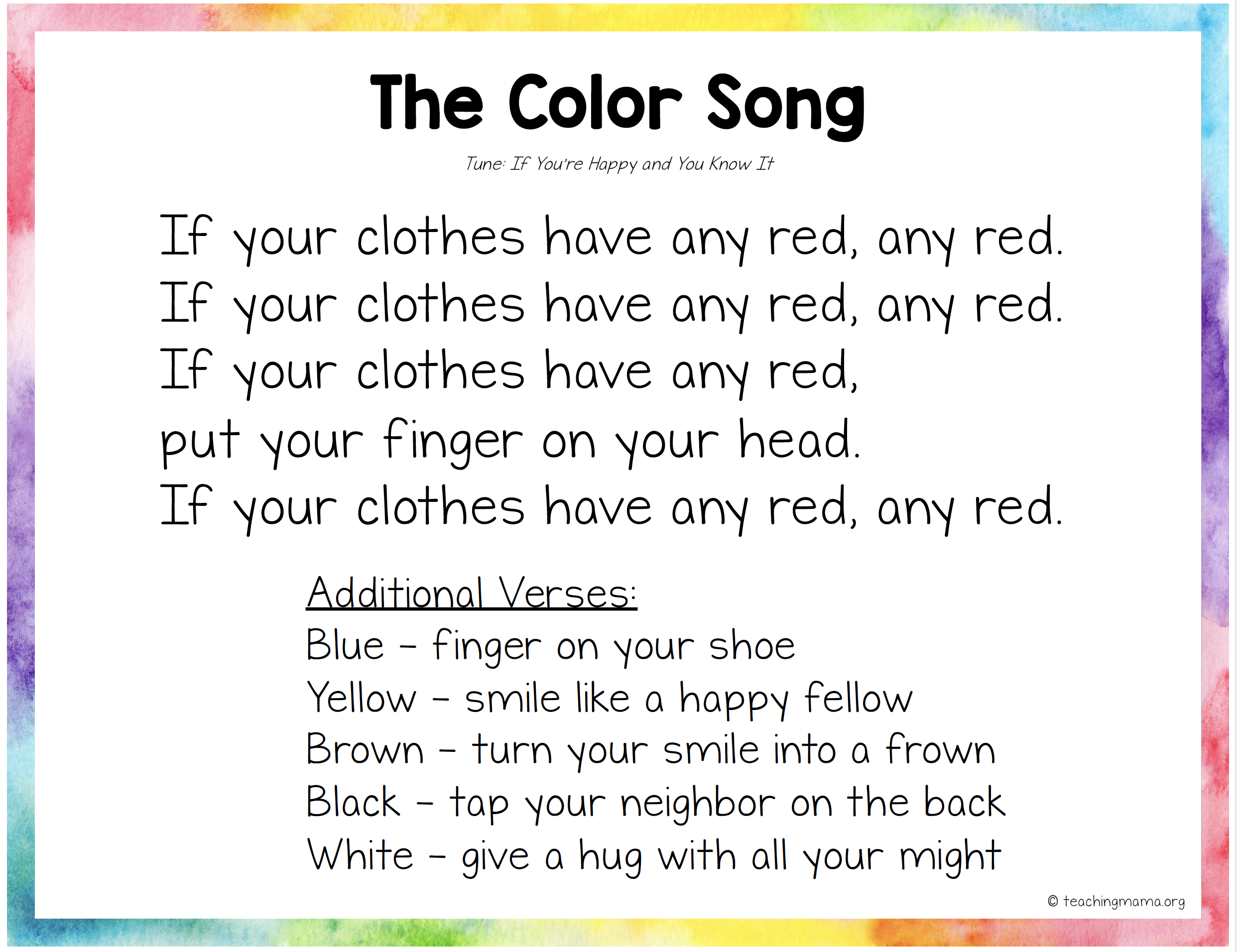 Circle Time Songs Teaching Mama
