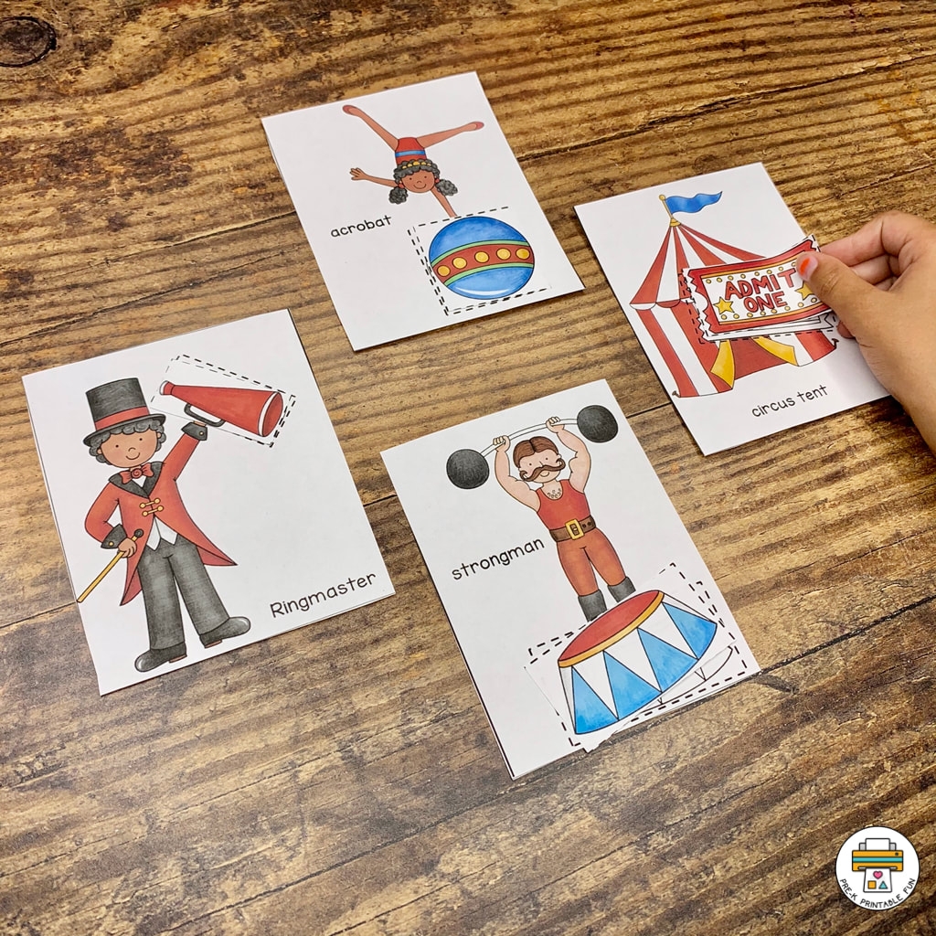 Circus Preschool Activity Pack Pre K Printable Fun Circus Preschool Activity Pack Pre K Printable Fun
