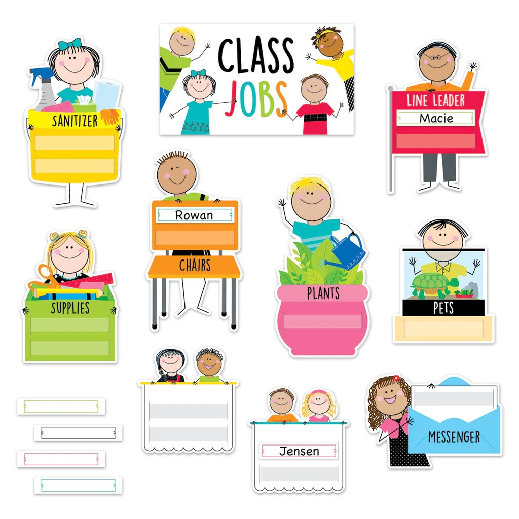 Class Jobs Mini Bulletin Board Set Creative Teaching Press