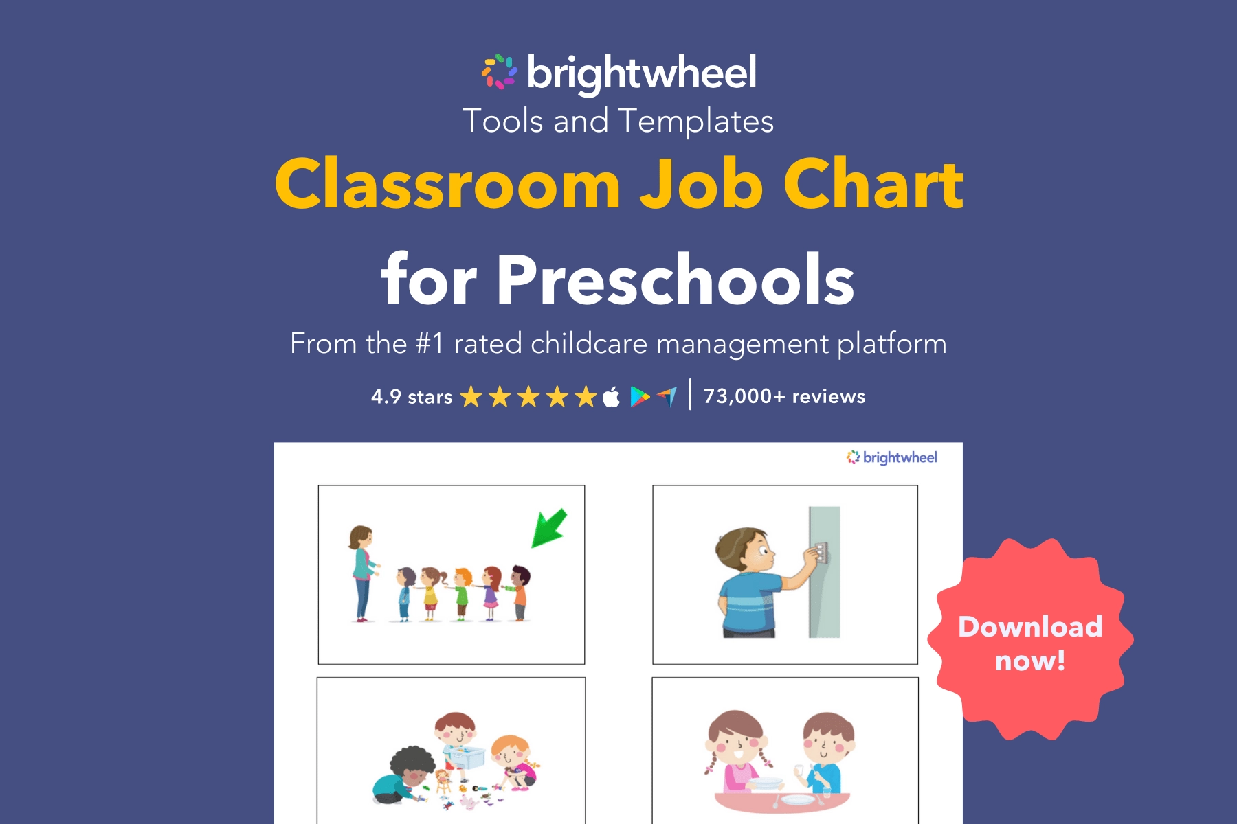 Classroom Job Chart Free Template And Job Ideas For Preschools Classroom Job Chart Free Template And Job Ideas For Preschools