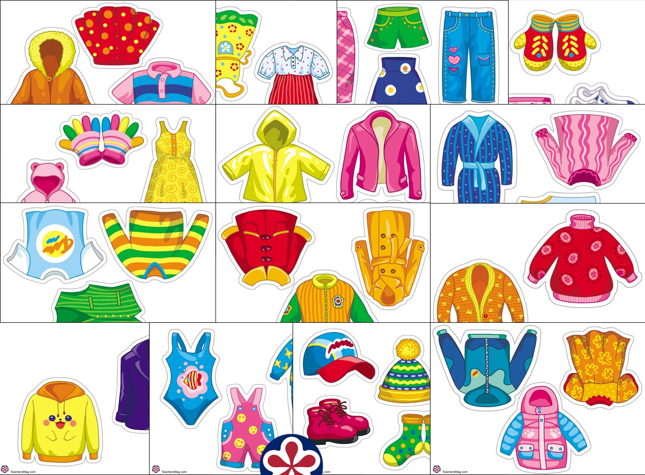 Clothing Theme Pictures Printable For Preschoolers BuyLapbook