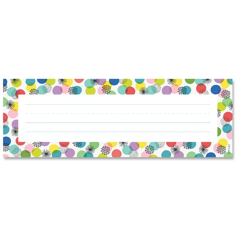 Color Pop Name Plates Creative Teaching Press