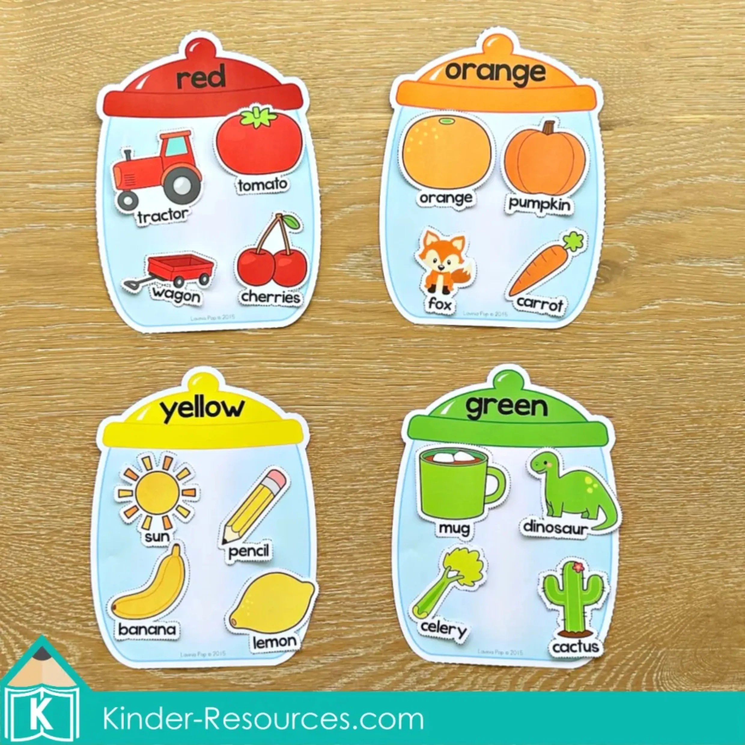 Color Sorting Jars Printable Activity Color Sorting Jars Printable Activity