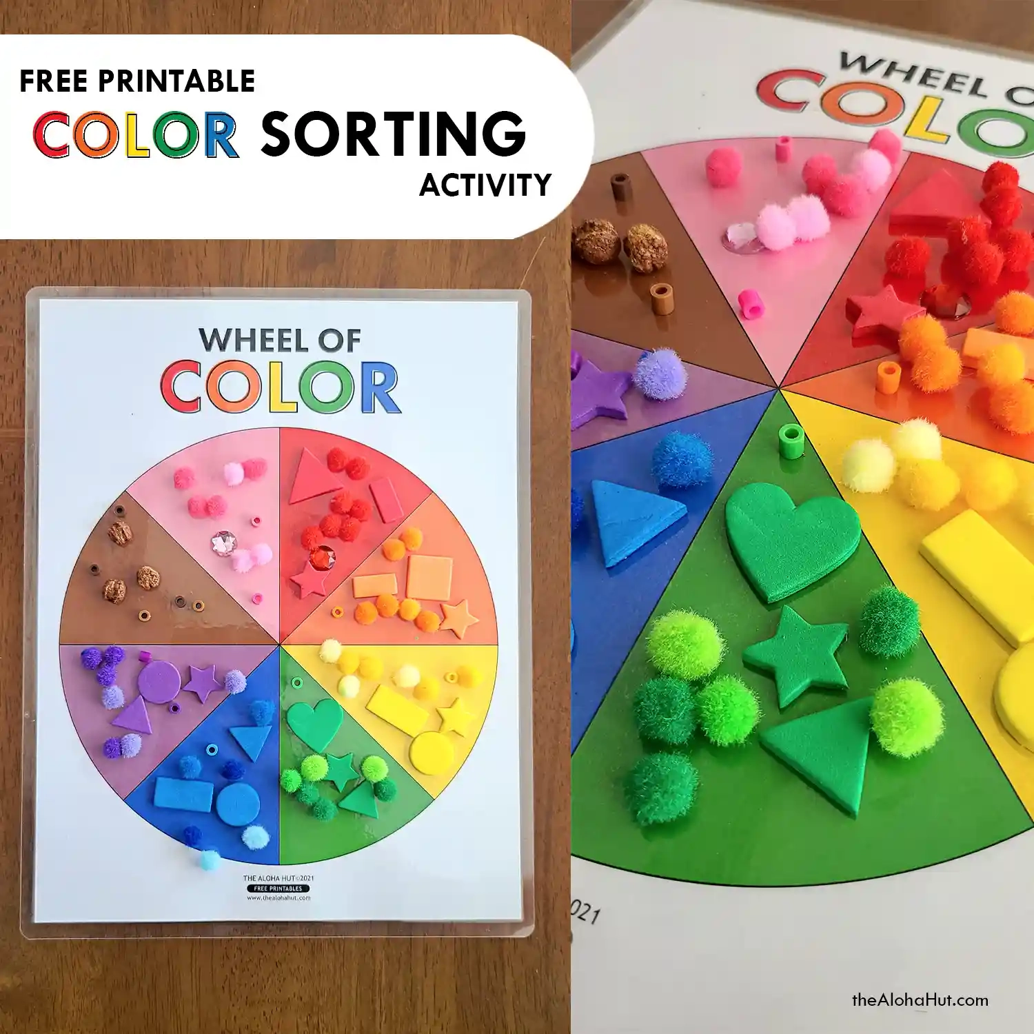 Color Sorting Kids Activity Pages The Aloha Hut Color Sorting Kids Activity Pages The Aloha Hut