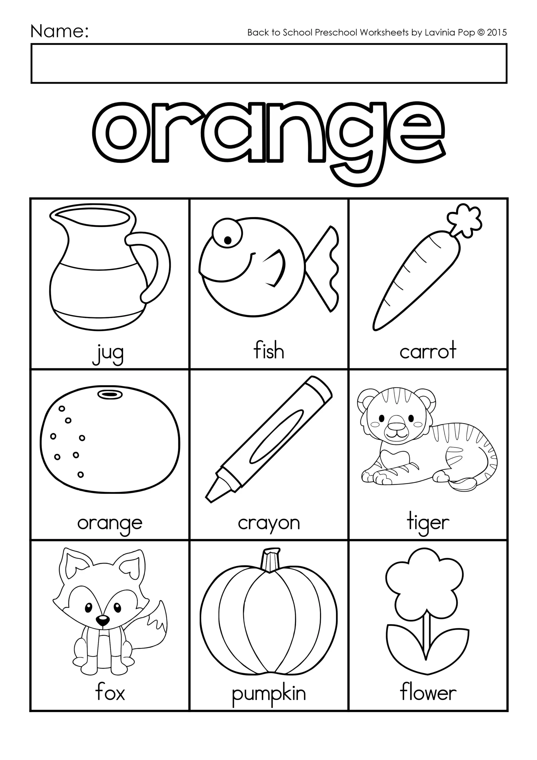 Colors Coloring Pages Preschool Kindergarten Colors Coloring Pages Preschool Kindergarten