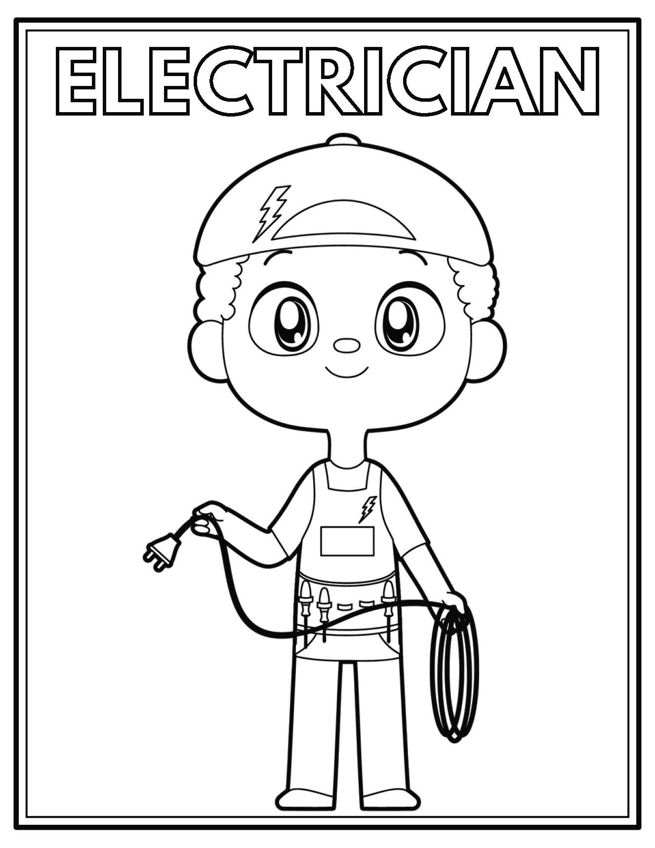 Community Helpers Coloring Pages 65 Printables