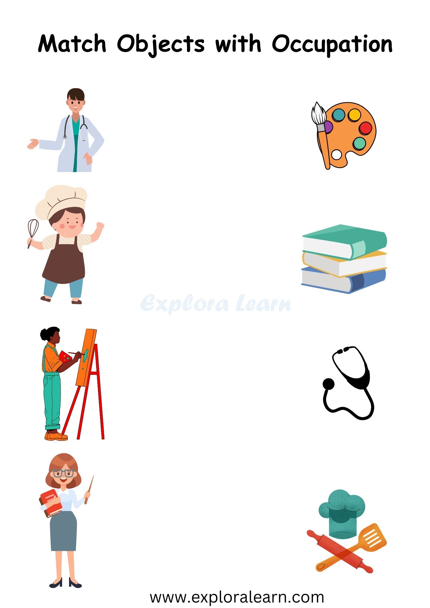 Community Helpers Printables Worksheets For Preschool And Kindergarten 2 To 6 Years Kids