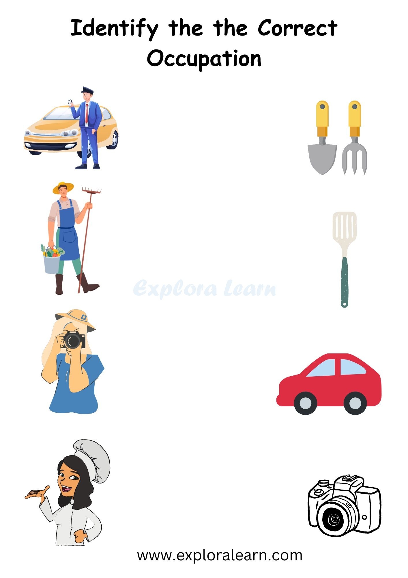 Community Helpers Printables Worksheets For Preschool And Kindergarten 2 To 6 Years Kids