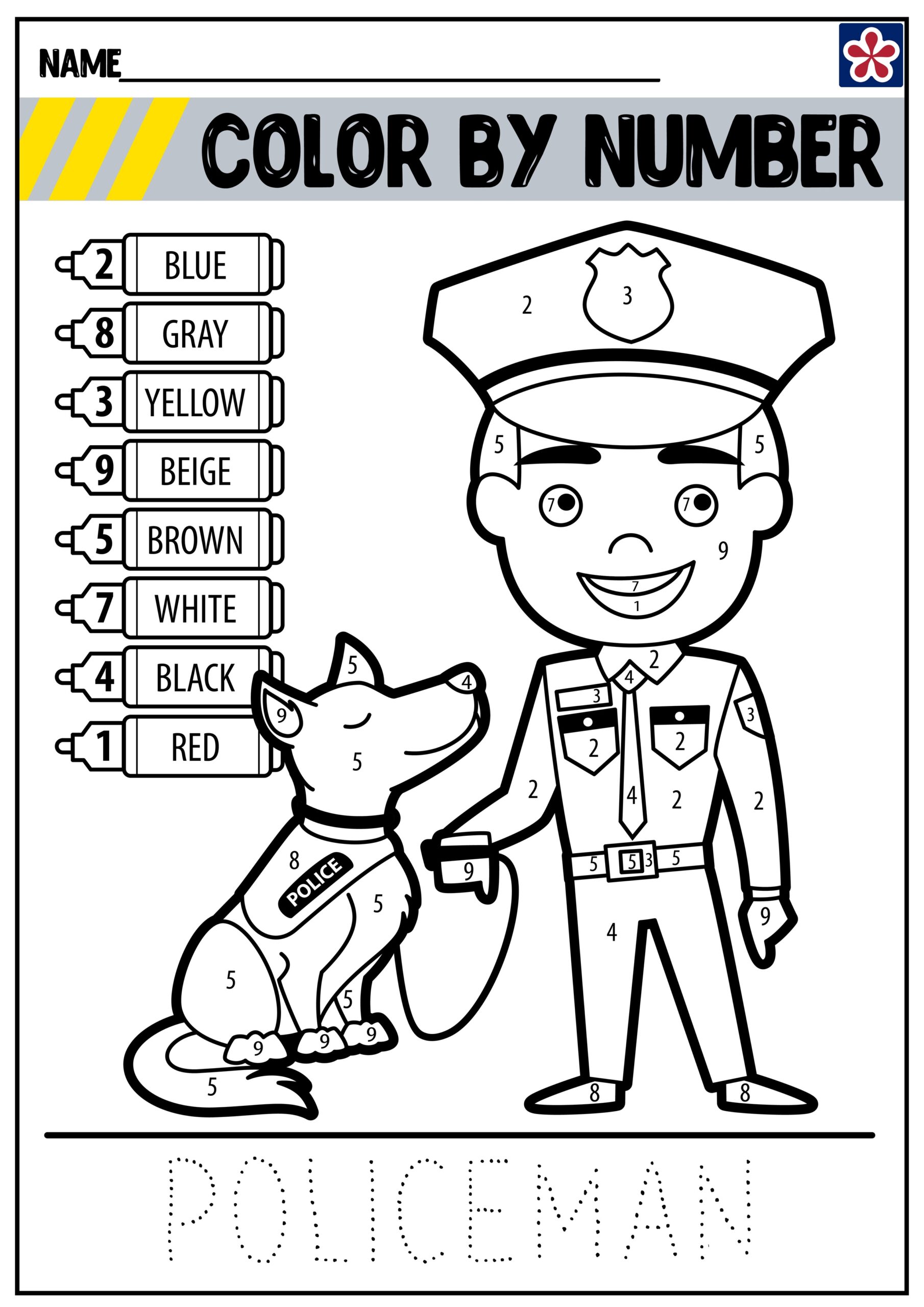Community Helpers Worksheets Police Officer TeachersMag