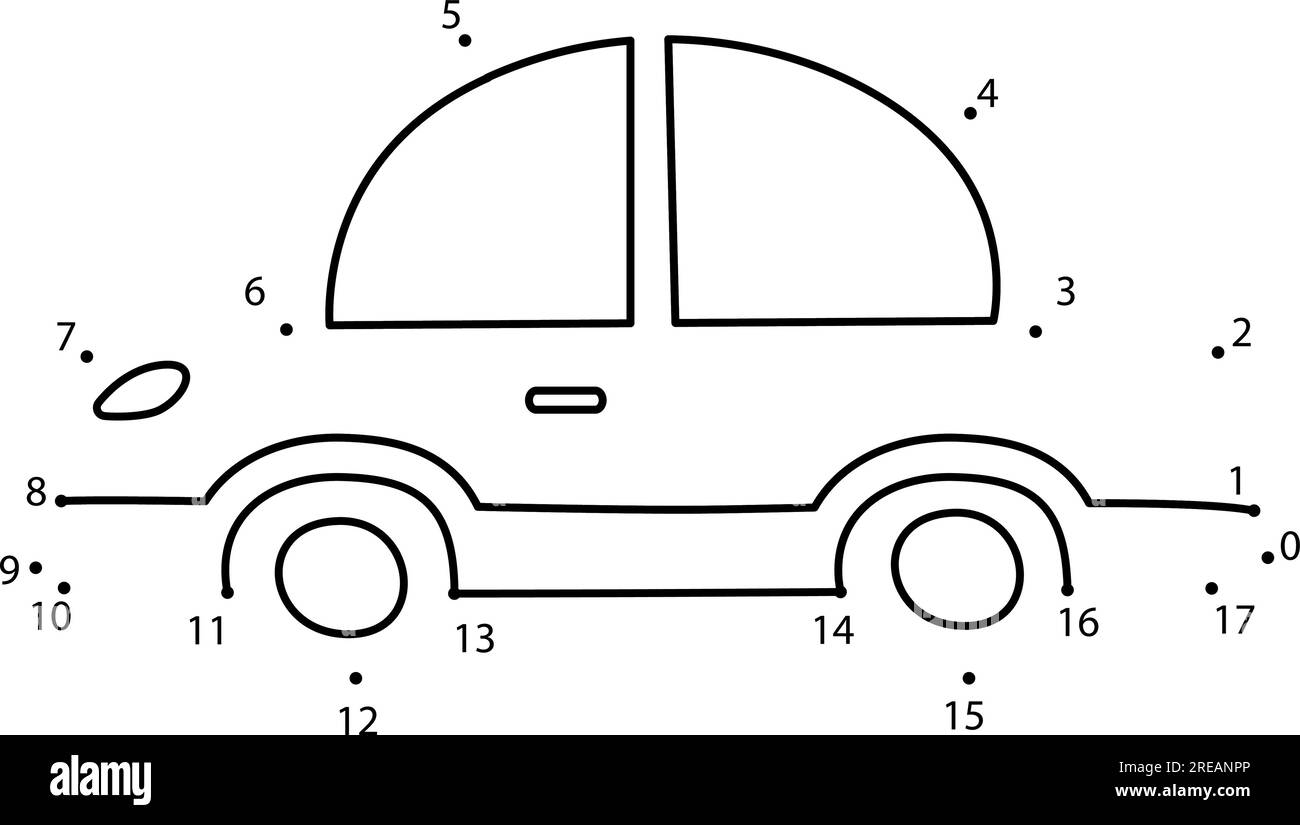 Connect The Dots Game Car Printable Worksheet For Kids Can Be Used As Children Coloring Book Stock Vector Image Art Alamy Connect The Dots Game Car Printable Worksheet For Kids Can Be Used As Children Coloring Book Stock Vector Image Art Alamy