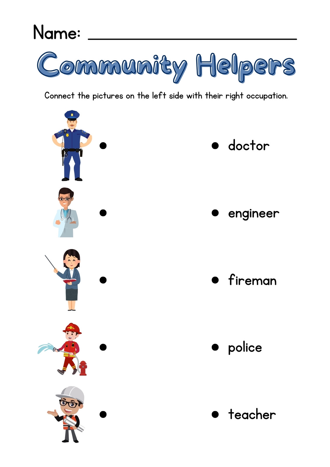 Customize 33 Kindergarten Community Helpers Worksheets Templates Online Canva Customize 33 Kindergarten Community Helpers Worksheets Templates Online Canva
