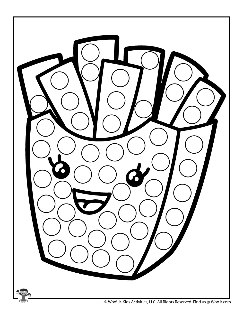 Cute Food Dot Coloring Pages Woo Jr Kids Activities Children s Publishing Cute Food Dot Coloring Pages Woo Jr Kids Activities Children s Publishing
