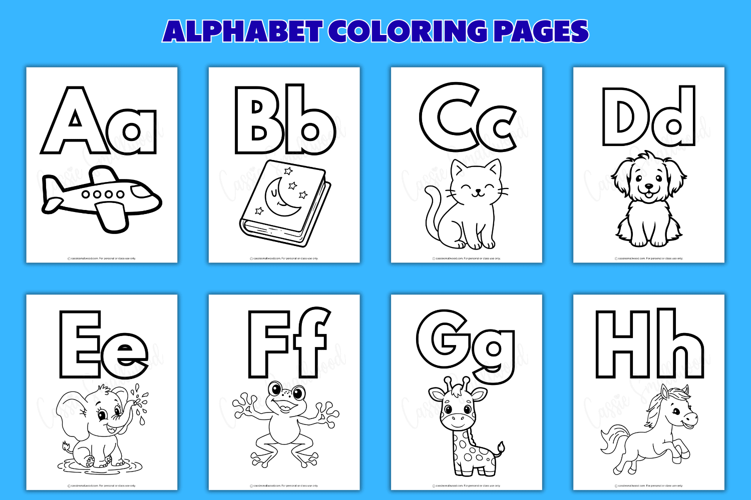 CUTE Free Printable Alphabet Coloring Pages For Kids A Z Cassie Smallwood CUTE Free Printable Alphabet Coloring Pages For Kids A Z Cassie Smallwood