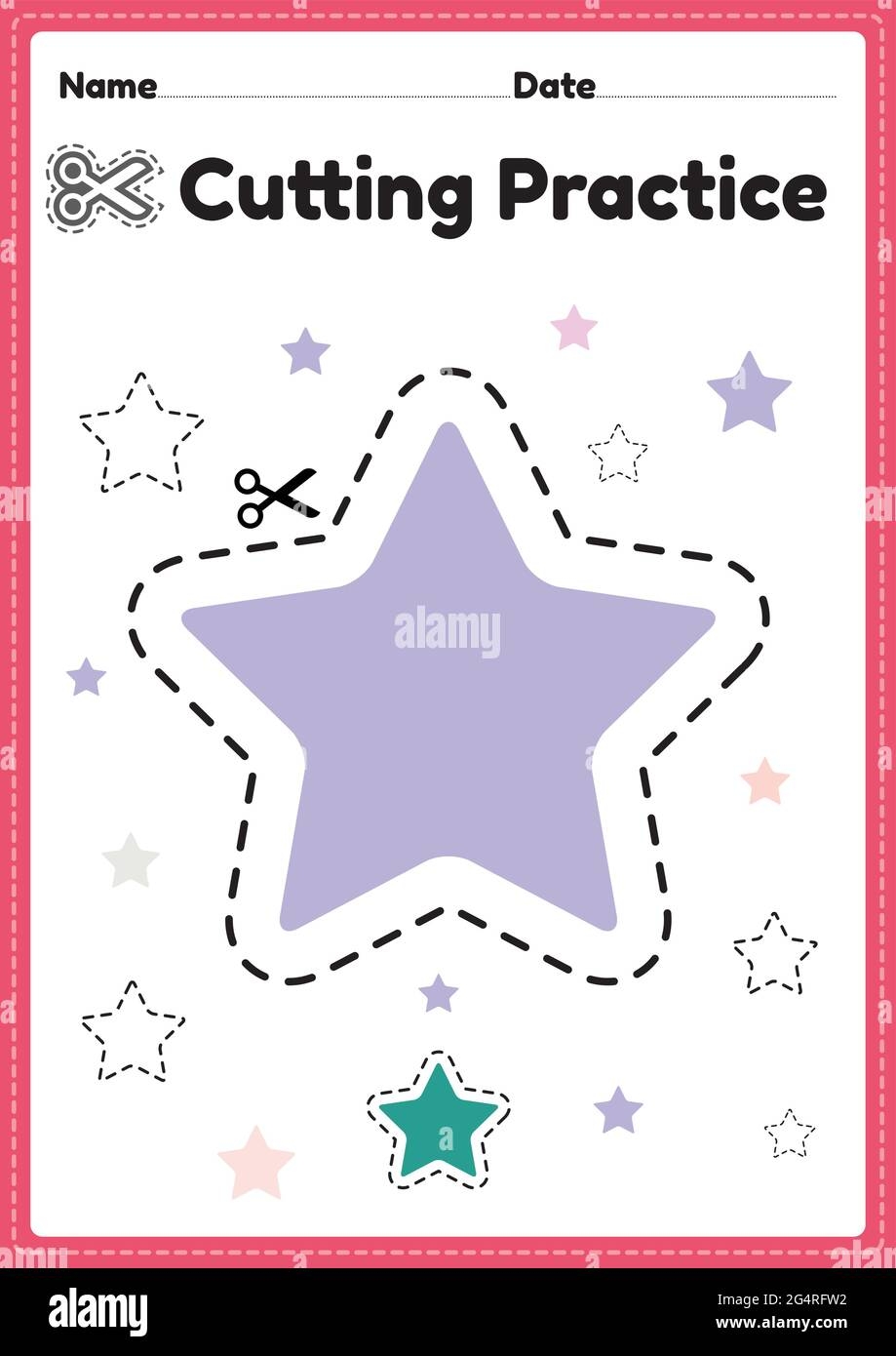 Cutting Practice For Kids Stock Vector Images Alamy Cutting Practice For Kids Stock Vector Images Alamy