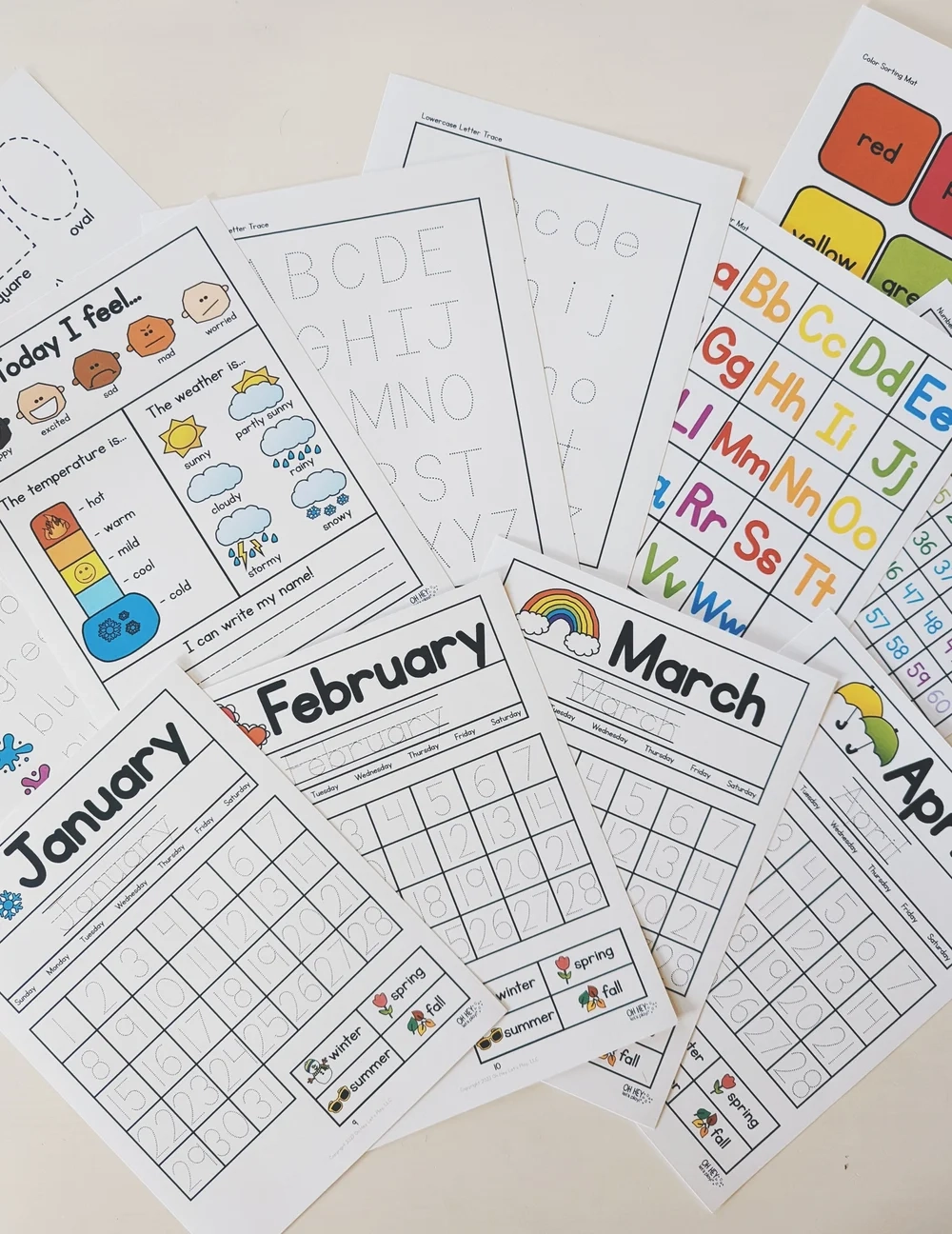 Daily Skills Calendar Activity Book Oh Hey Let s Play