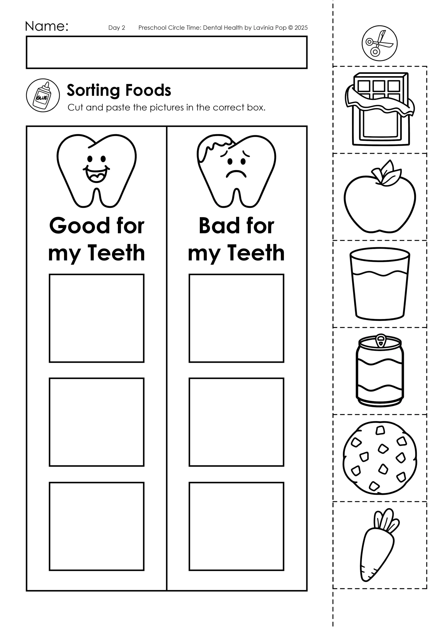 Dental Health Preschool Circle Time Plan Dental Health Preschool Circle Time Plan