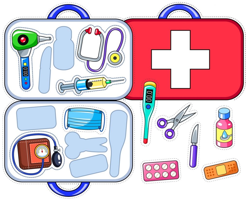 Doctor s Bag Printable Matching Activity For Kids TeachersMag Doctor s Bag Printable Matching Activity For Kids TeachersMag