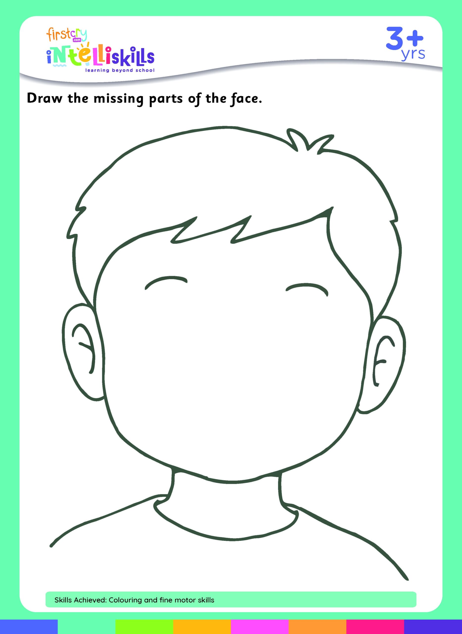 Draw The Missing Parts Of The Face Worksheet Download Free Printable PDF Worksheet At FirstCry Intelli Education Draw The Missing Parts Of The Face Worksheet Download Free Printable PDF Worksheet At FirstCry Intelli Education