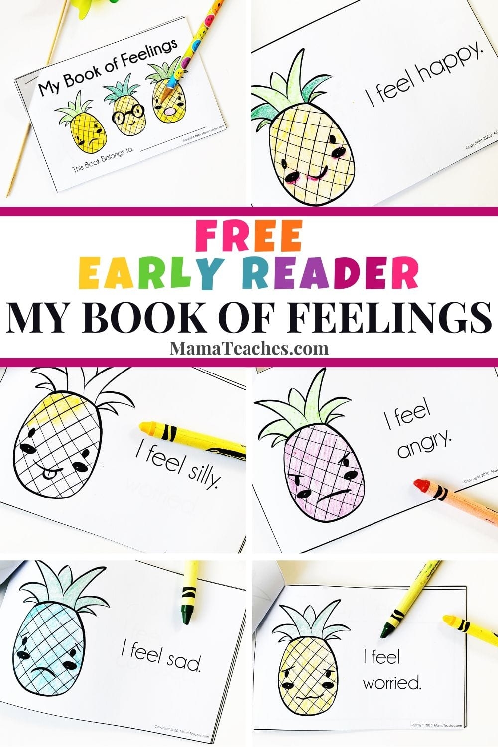 Early Reader My Book Of Feelings Mama Teaches