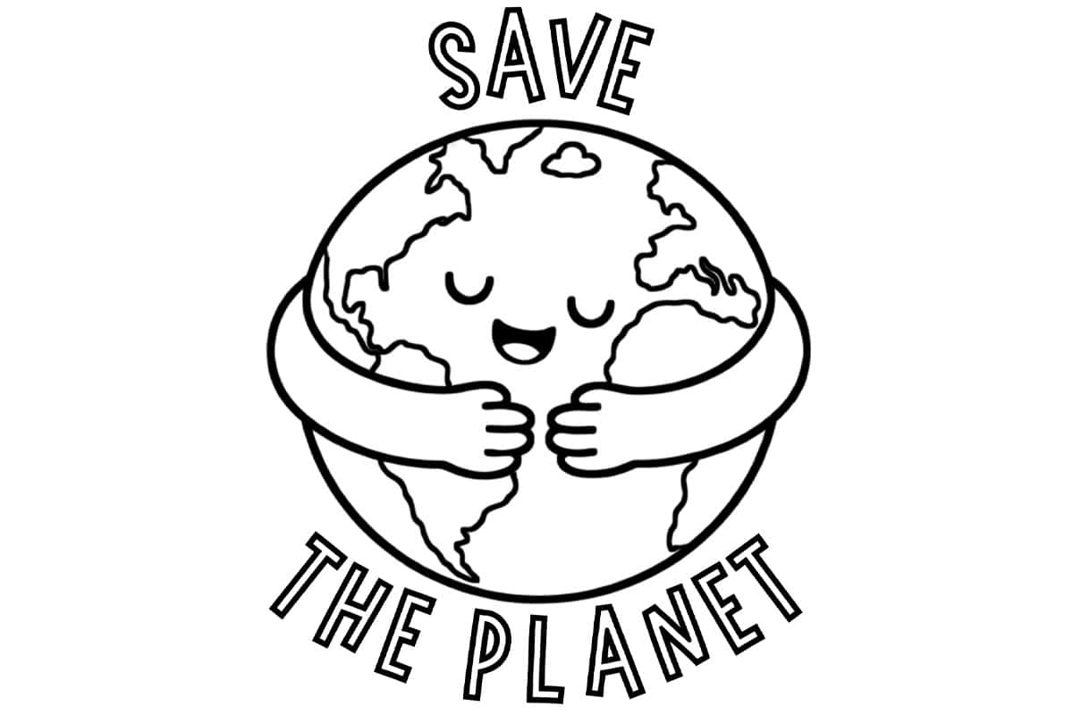 Earth Day Coloring Pages Easy Fun Printable Color Sheets