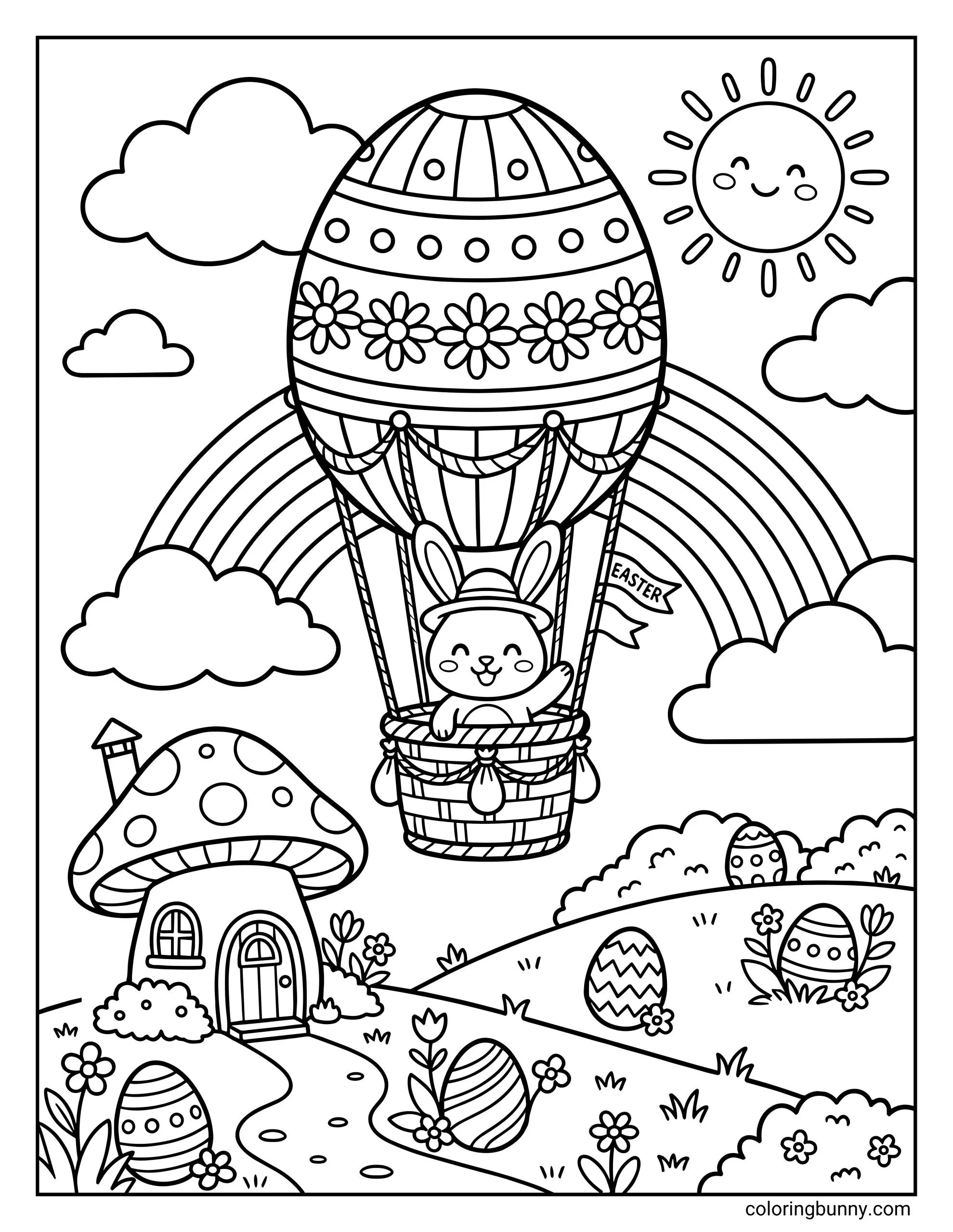 Easter Coloring Pages 60 Free Printable PDFs 